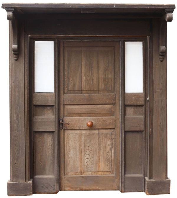 A Reclaimed Antique Oak Entranceway