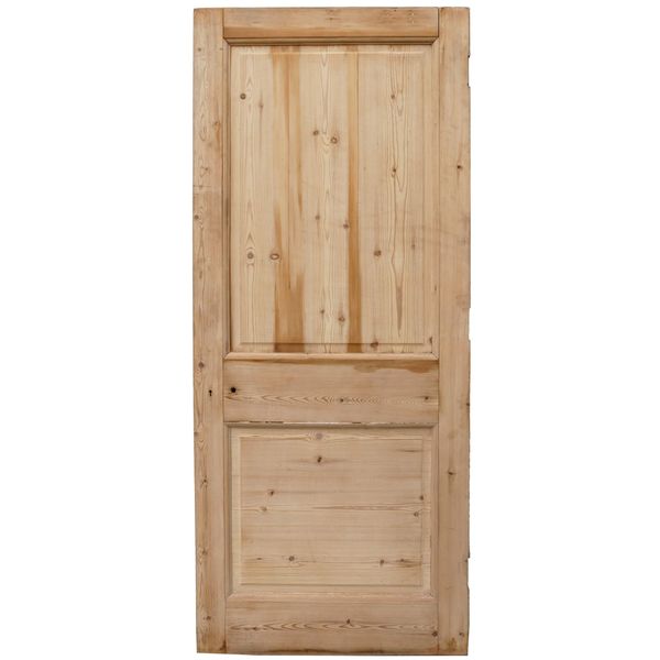 Reclaimed 2-Panel English Pine Internal Door