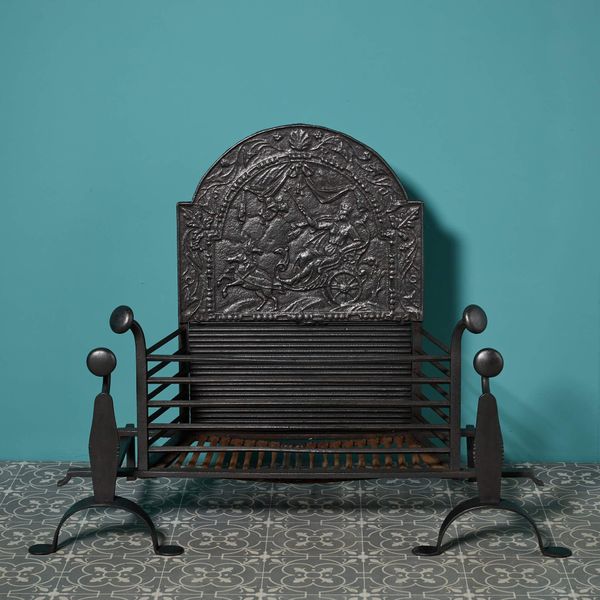 Thomas Elsley (1882-1905) Jacobean Style Iron Fire Grate