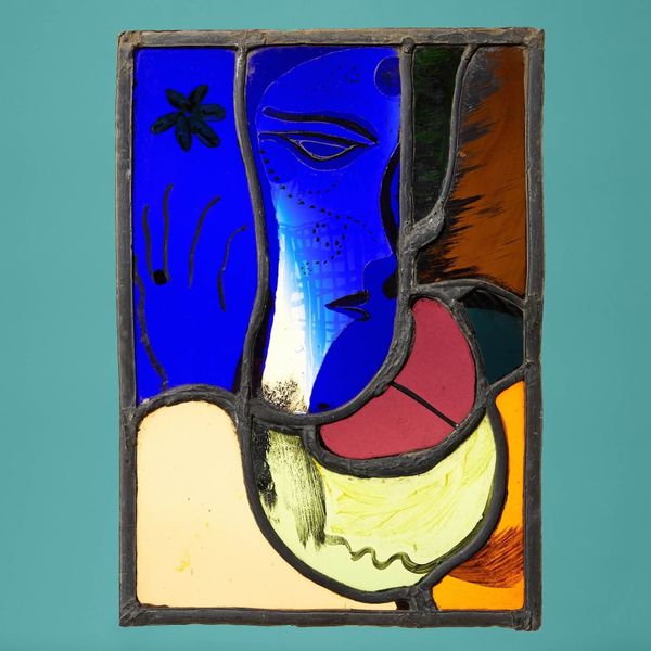 Patrick Reyntiens (B.1925) Modern Stained Glass Panel