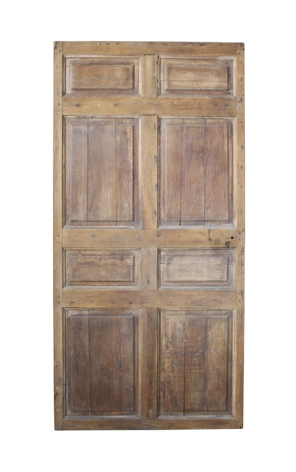 An English Georgian Period Oak Panelled Door