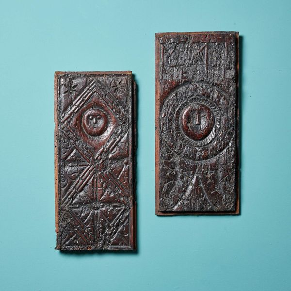 Pair of 16th Century French Carved Oak Panels