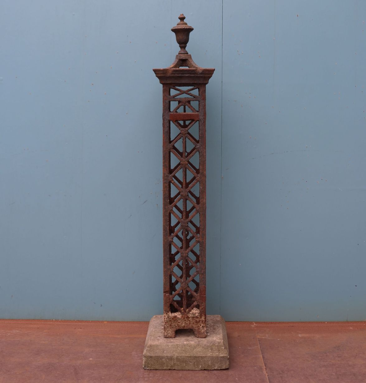 Georgian Cast Iron Garden Obelisk