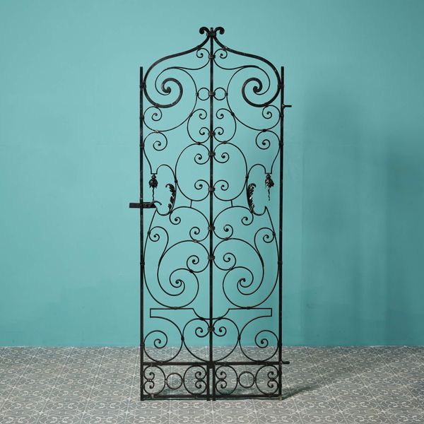 French Reclaimed Wrought Iron Pedestrian Gate