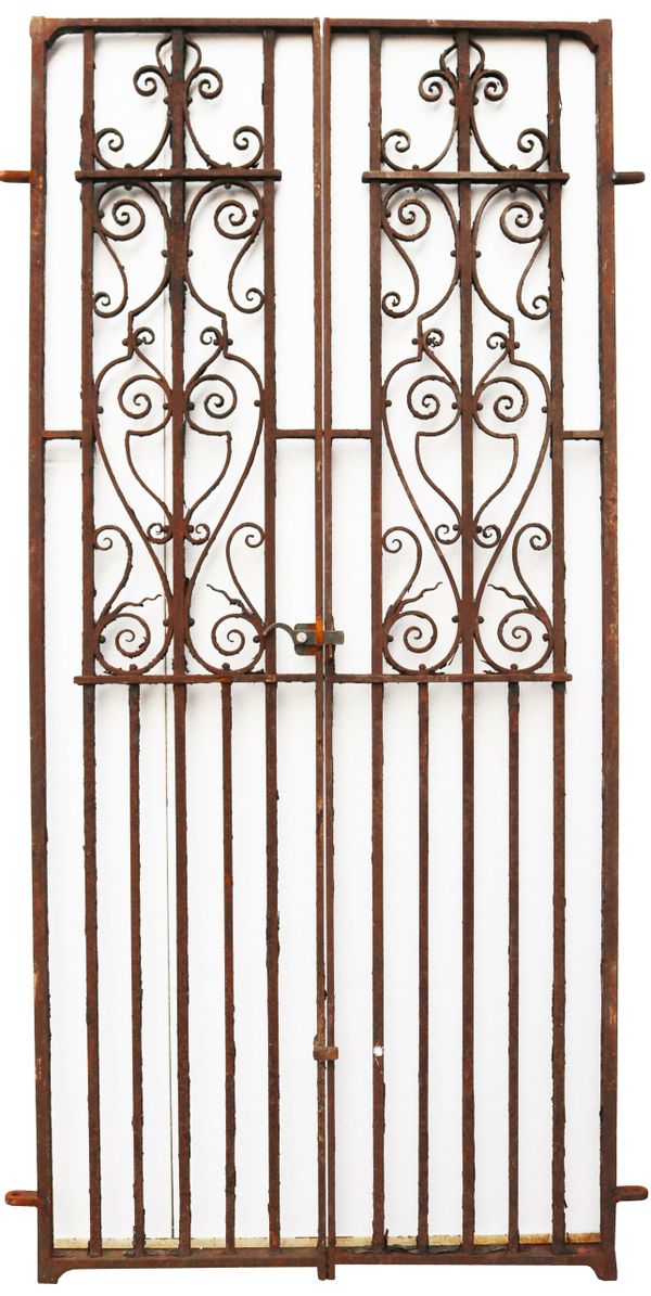 Pair of Tall Wrought Iron Gates