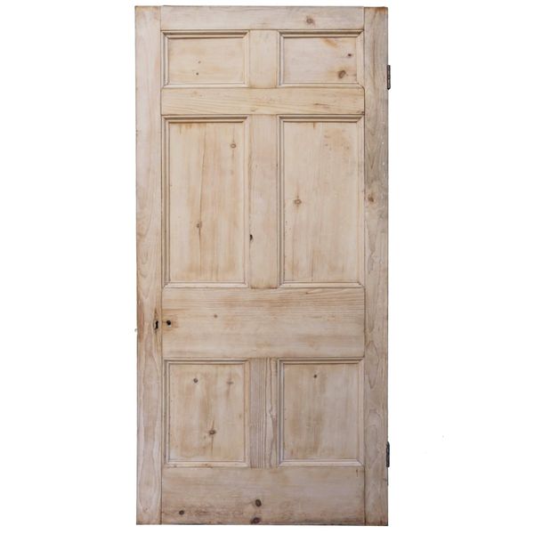 Georgian Reclaimed Stripped Pine Internal Door