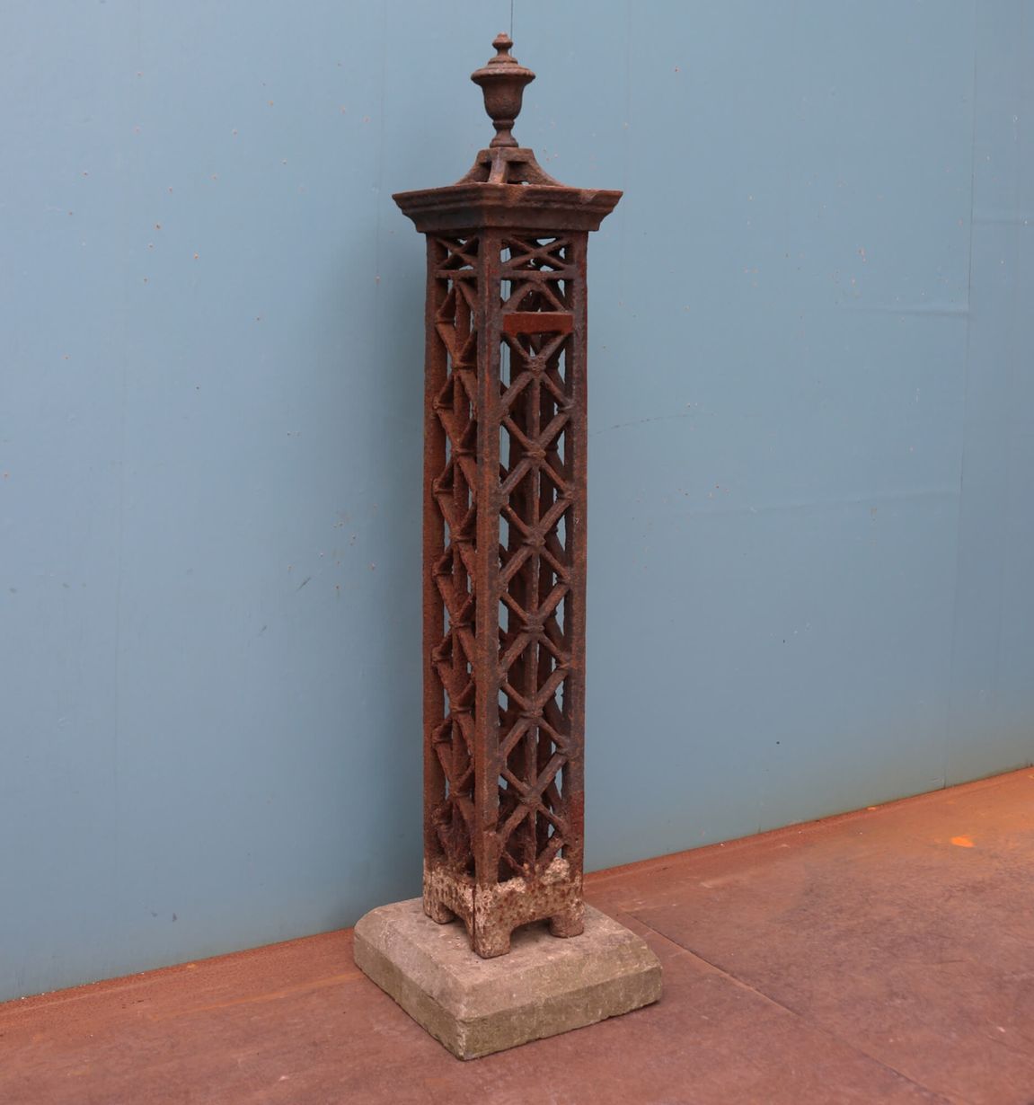 Georgian Cast Iron Garden Obelisk