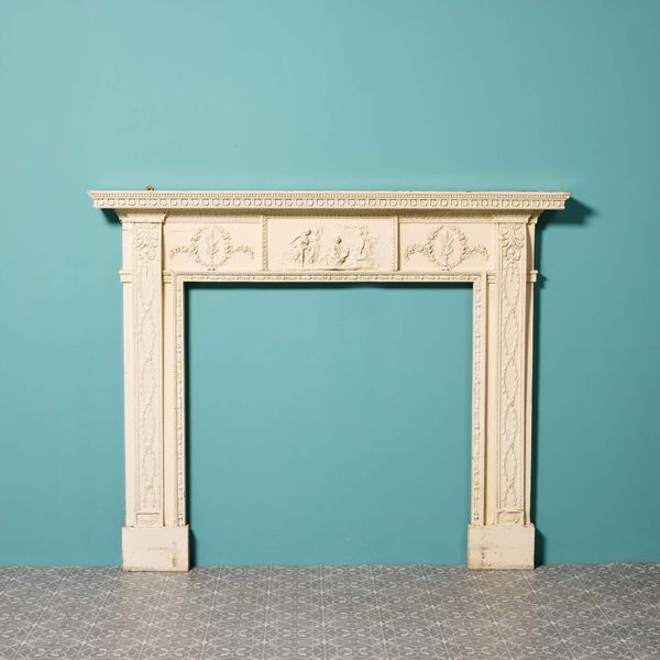 Antique English Regency Style Fire Surround