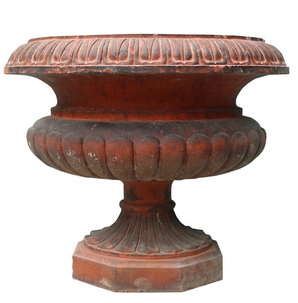 A Reclaimed Victorian Style Terracotta Garden Urn