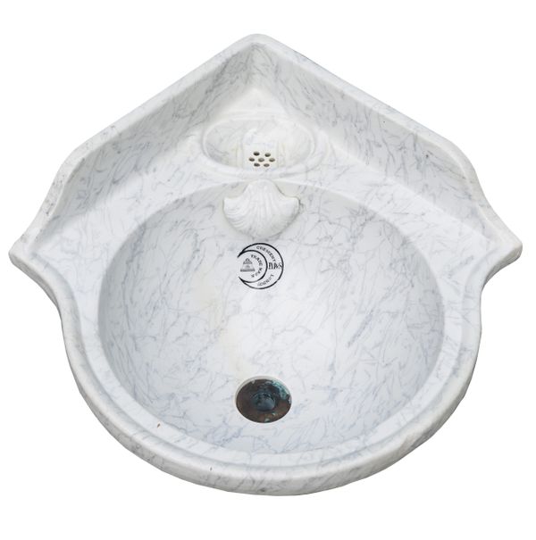 Small Antique Marbleised Sink