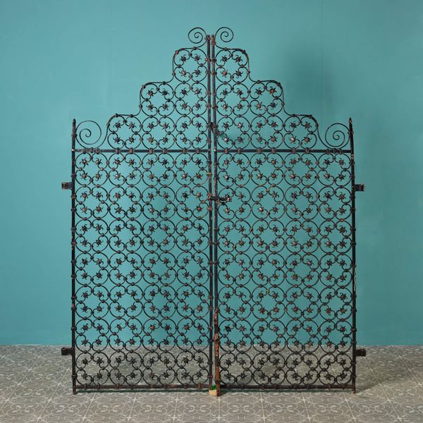 Set of Edwardian Wrought Iron Garden Gates