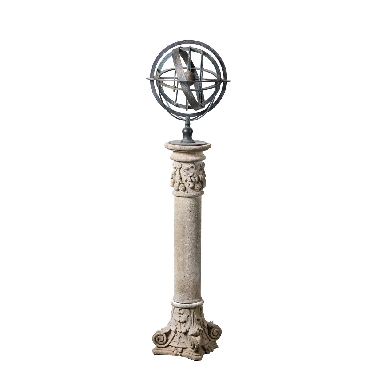 Bronze Armillary Sundial