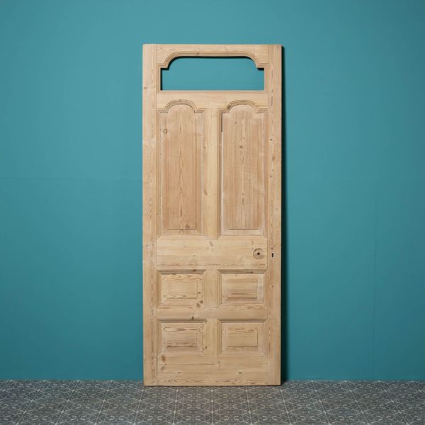 Reclaimed Edwardian Front or Exterior Door For Glazing