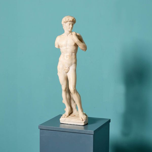 Alabaster Statue of David After the Antique