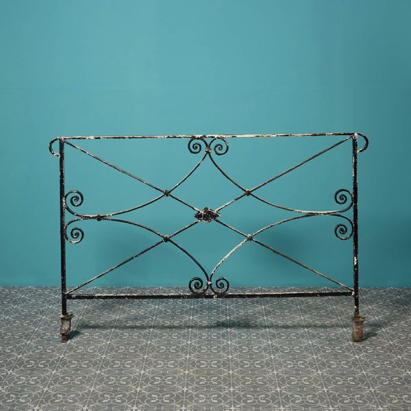 Antique Regency Style Wrought Iron Railing