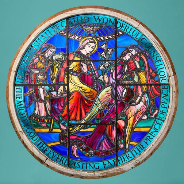 Ecclesiastical Round Stained Glass Church Window