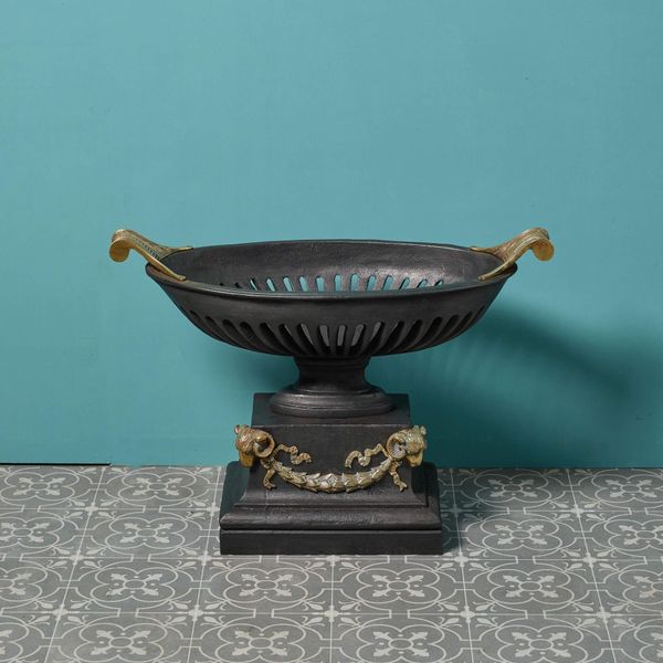 Antique Regency Style Bowl Fire Grate