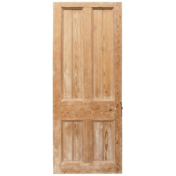 Pitch Pine 4-Panel Victorian Internal Door