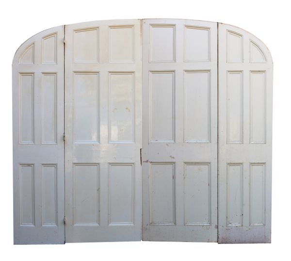 A Set of Four Reclaimed Arched Room Dividing Doors