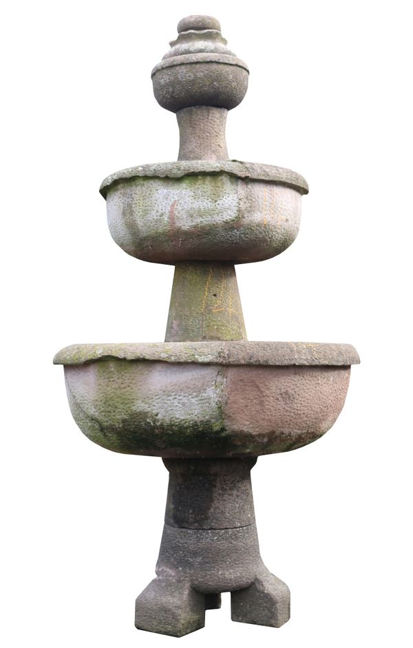 Antique English Sandstone Garden Fountain 10ft / 3m