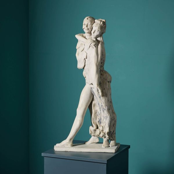 Harlequin & Columbine Dancing Sculpture by John W. Mills (1933-2023)