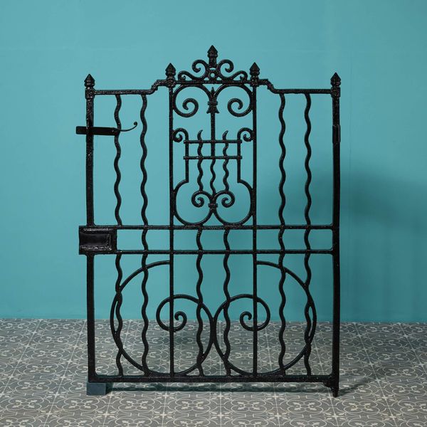 Reclaimed Antique English Cast Iron Pedestrian Gate