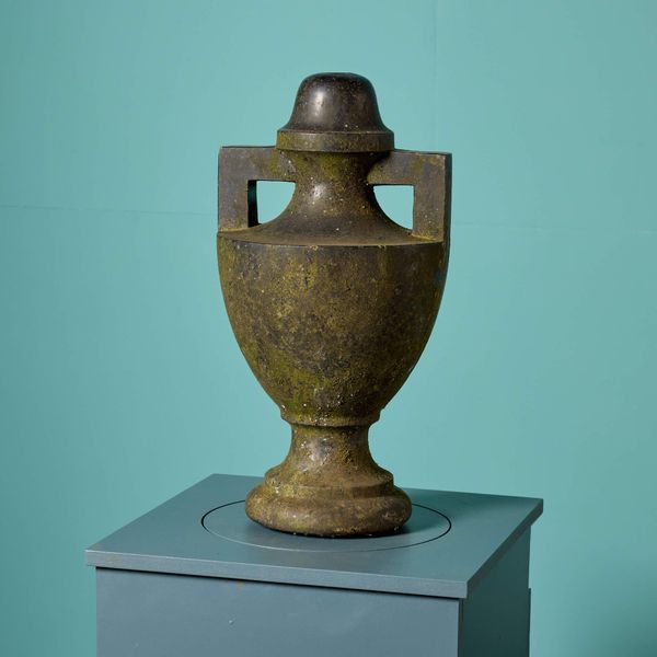 Neoclassical Style Antique Granite Garden Urn