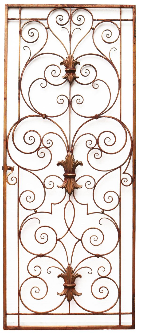 An Antique Wrought Iron Pedestrian Gate