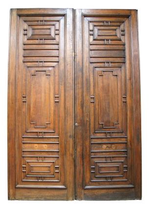 12ft Antique Oak Doors From The Palace of Westminster