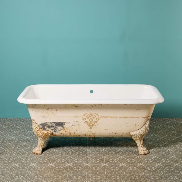 Antique Double Ended Bathtub with Claw Feet