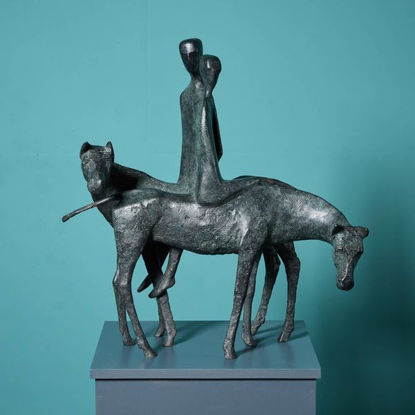 Terence Coventry (1938-2017) ‘Riders’ Bronze Sculpture