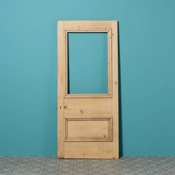 Antique Pine Front Door for Glazing