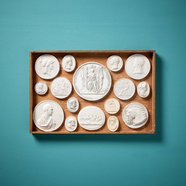 Collection of Antique Neoclassical Plaster Cameos