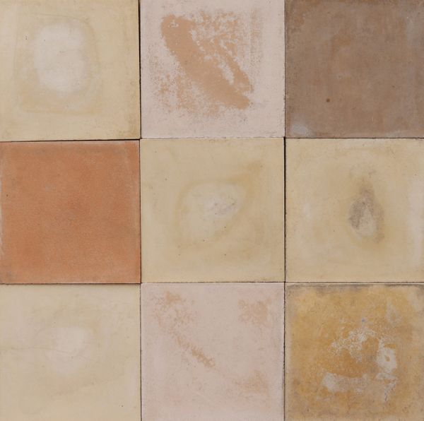 Reclaimed Cement Floor or Wall Tiles in Shades of Cream 13.6 m2 (146 sq ft)