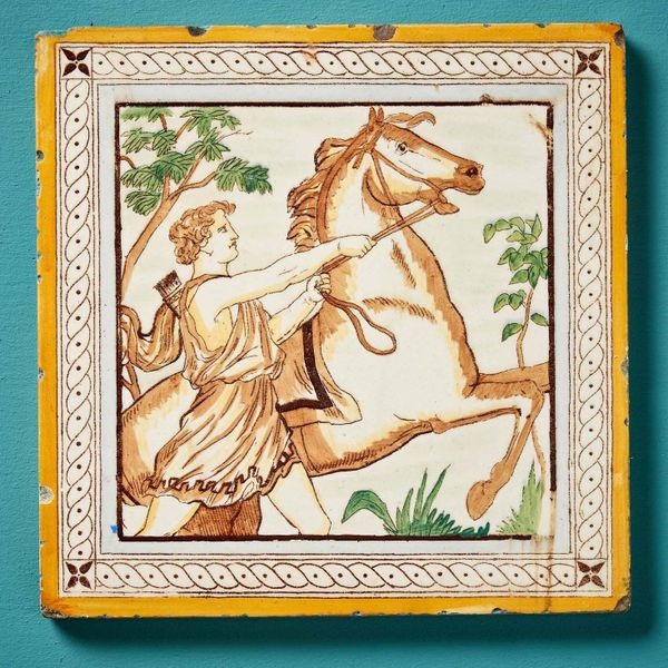 Reclaimed Mythological Tile by Minton Hollins