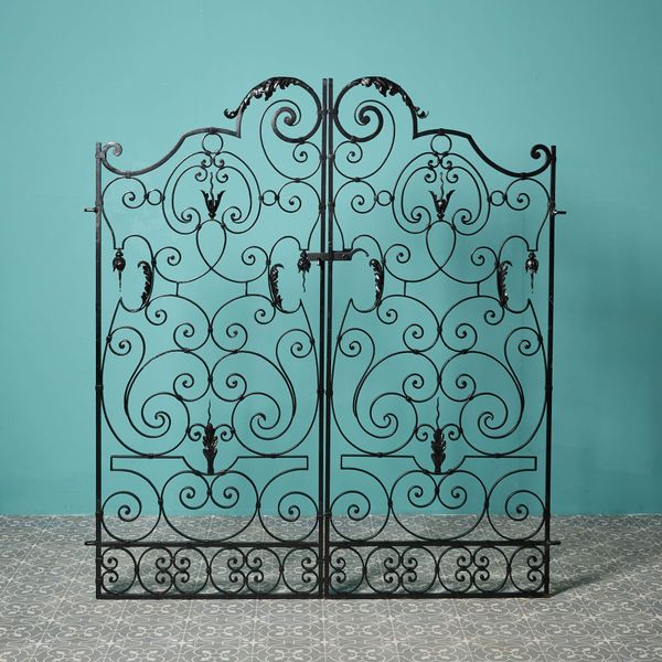Set of Ornate French Reclaimed Pedestrian Gates