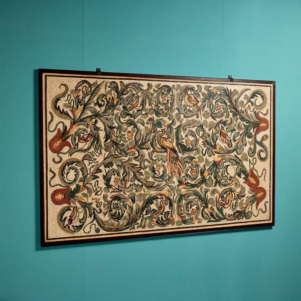 Large Roman Style Mosaic Wall Panel