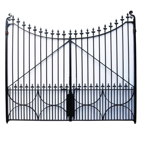 Set of Tall Wrought Iron Driveway Gates 305 cm (10ft)