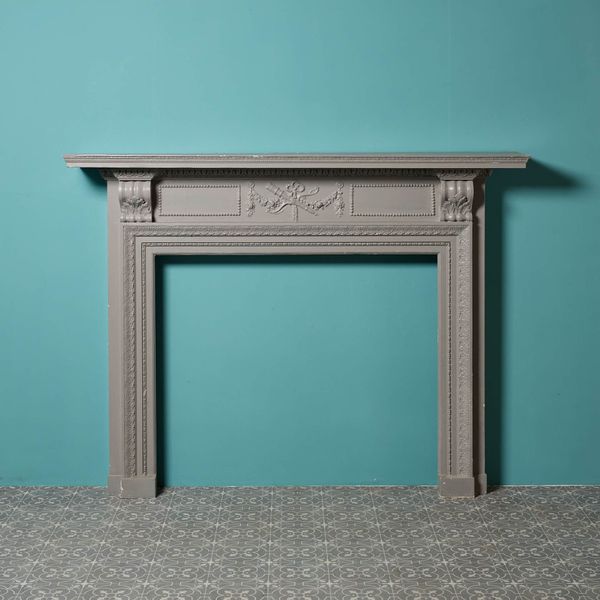 Decorative Antique Neoclassical Fireplace