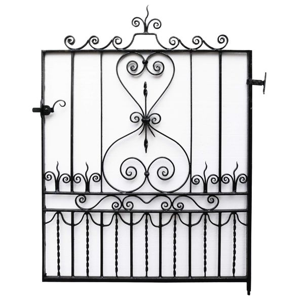 Wrought Iron Side Gate with New Latch