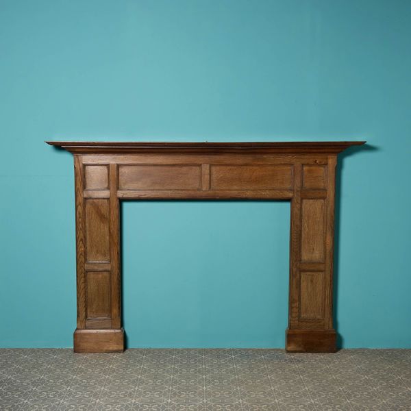 Edwardian Oak Fire Surround