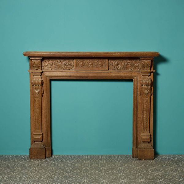 Antique English Oak Fire Surround