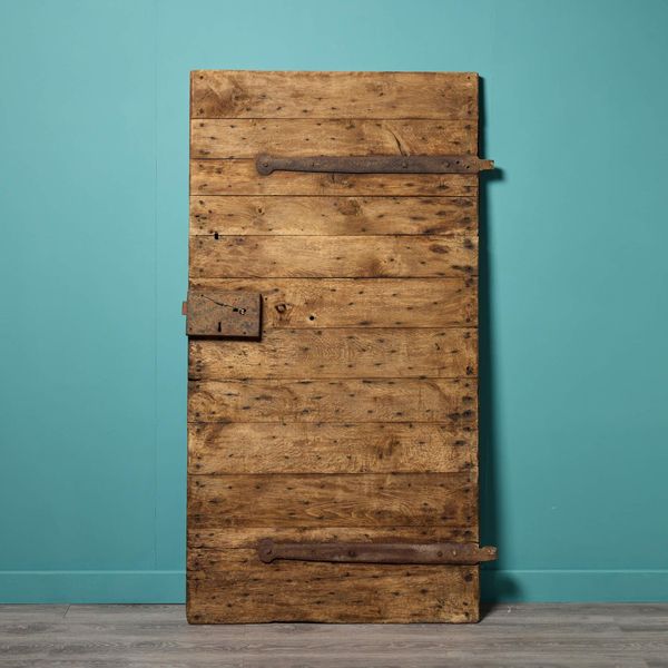 Antique English Oak Plank Door