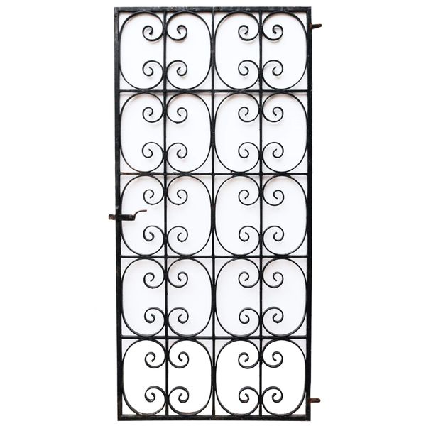 Tall Reclaimed Wrought Iron Side Gate