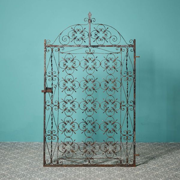 Large Victorian Wrought Iron Side Gate