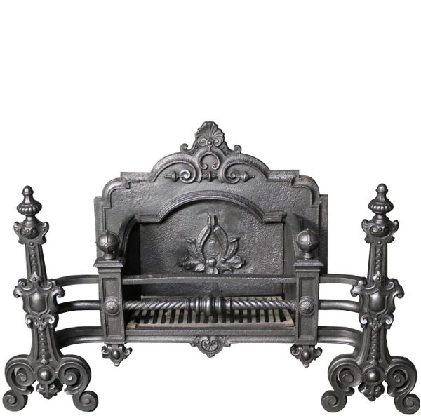 Late 19th Century Cast Iron Fire Grate