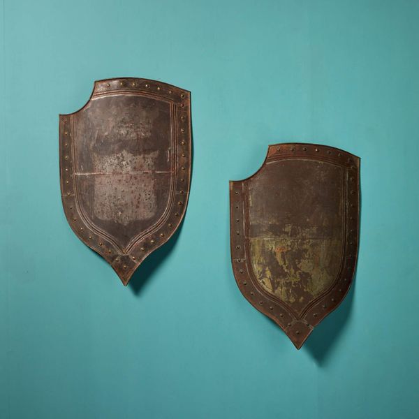 Pair of Antique Medieval Shields