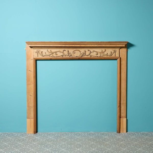 Original Antique Georgian Pine Fire Surround