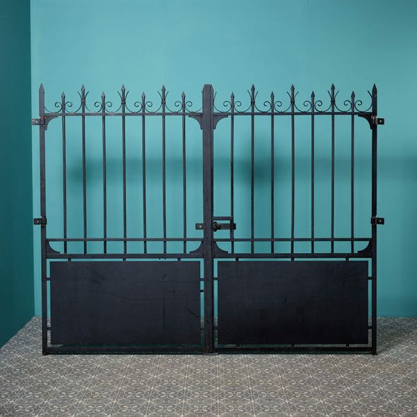 Set of Reclaimed French Wrought Iron Driveway Gates