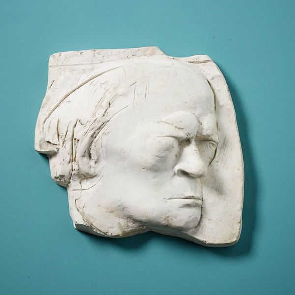 John W. Mills (1933-2023) Plaster Maquette Sculpture After William Blake Memorial